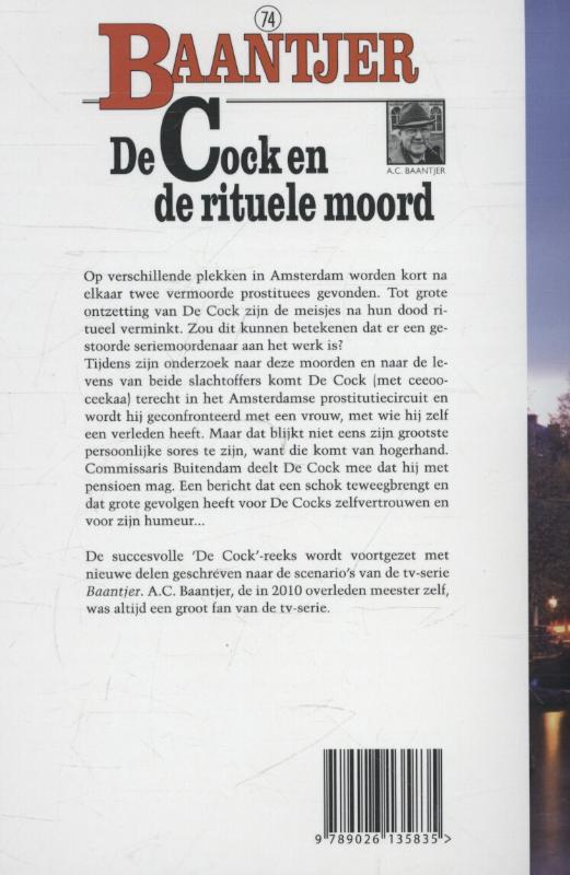 Achterkant van De Cock en de rituele moord