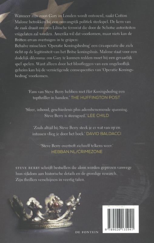 Achterkant van Het koningsbedrog