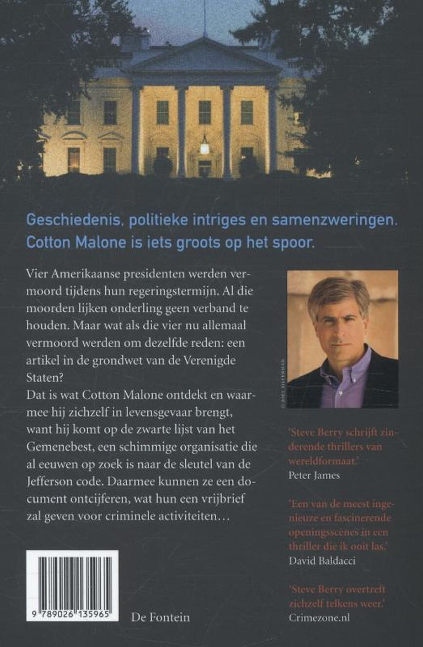 Achterkant van De Jefferson code