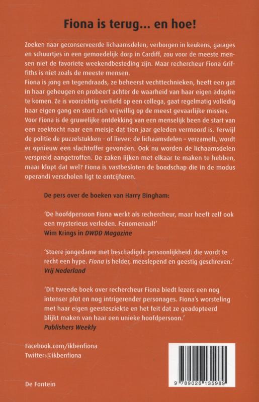 Achterkant van Fiona