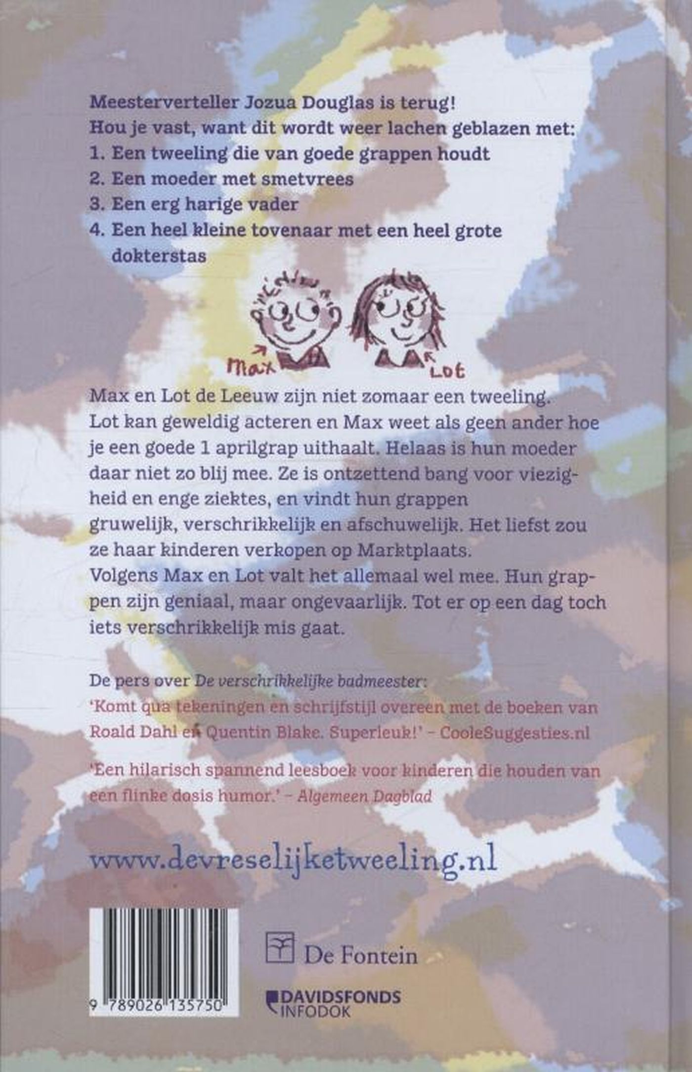 Achterkant van De vreselijke tweeling