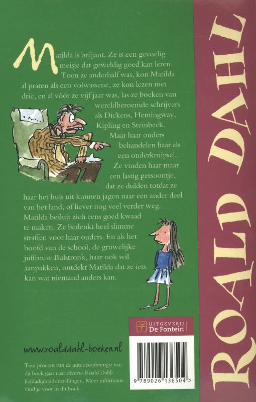 Achterkant van Matilda