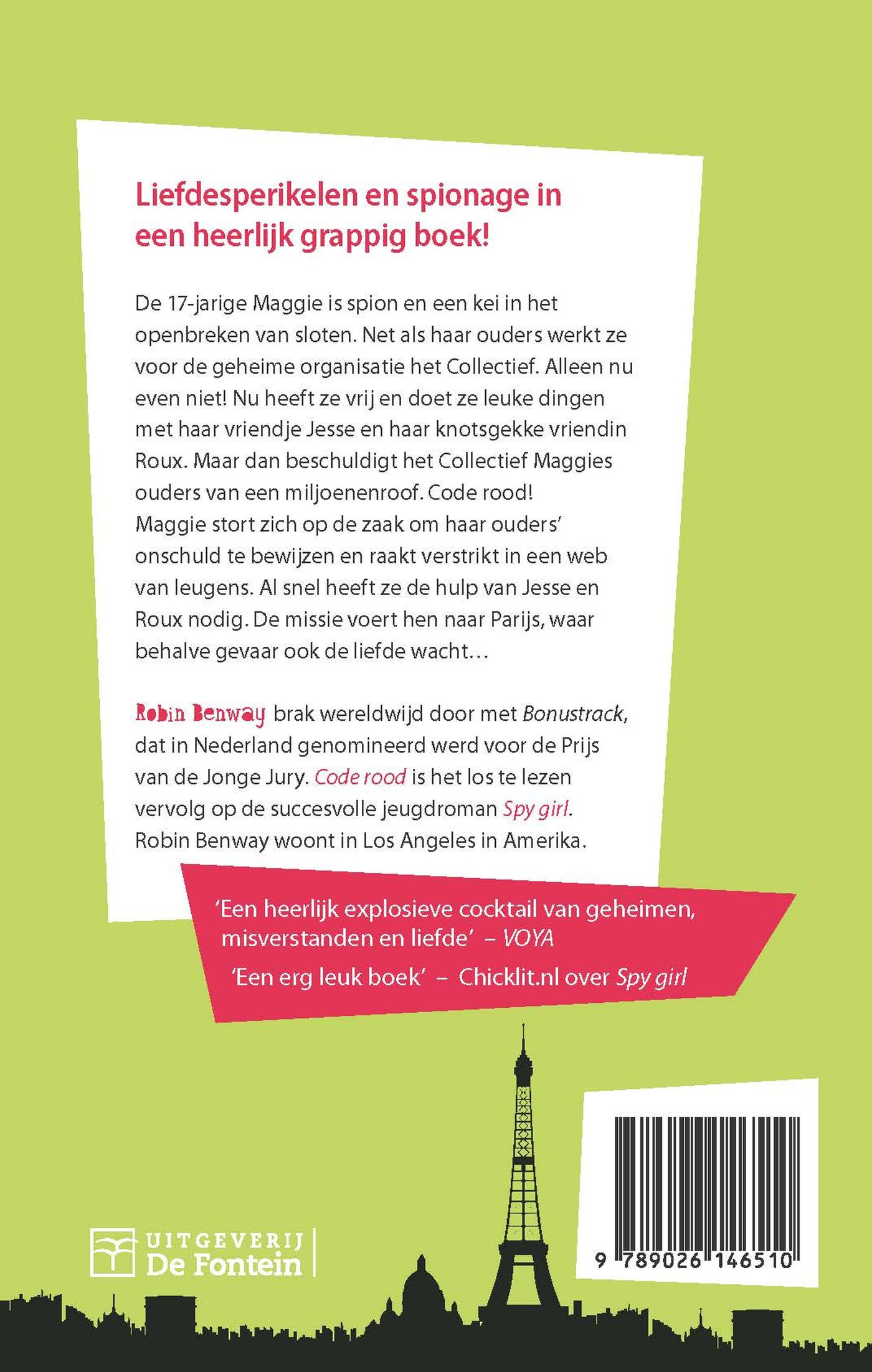 Achterkant van Spy girl 2 - Code rood
