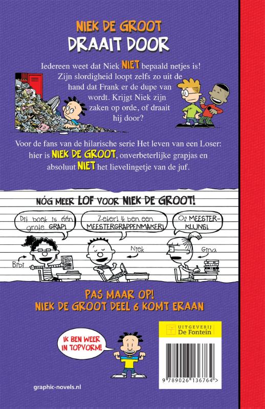 Achterkant van Niek de Groot draait door