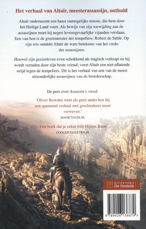 Achterkant van De duistere kruistocht