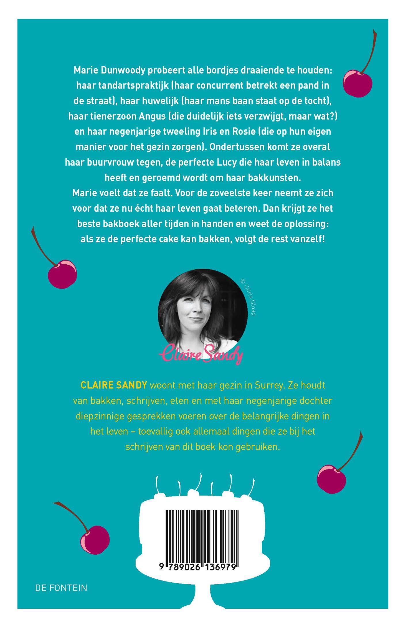 Achterkant van De taarten van Marie