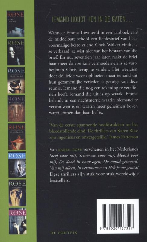 Achterkant van Wreed weerzien