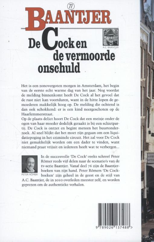 Achterkant van De Cock en de vermoorde onschuld