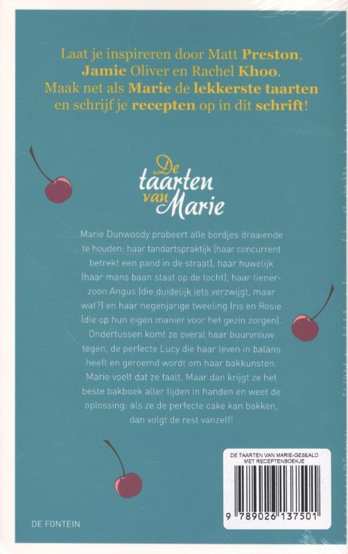 Achterkant van De taarten van Marie