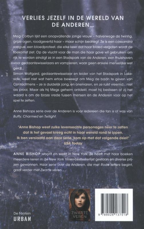 Achterkant van Rode letters