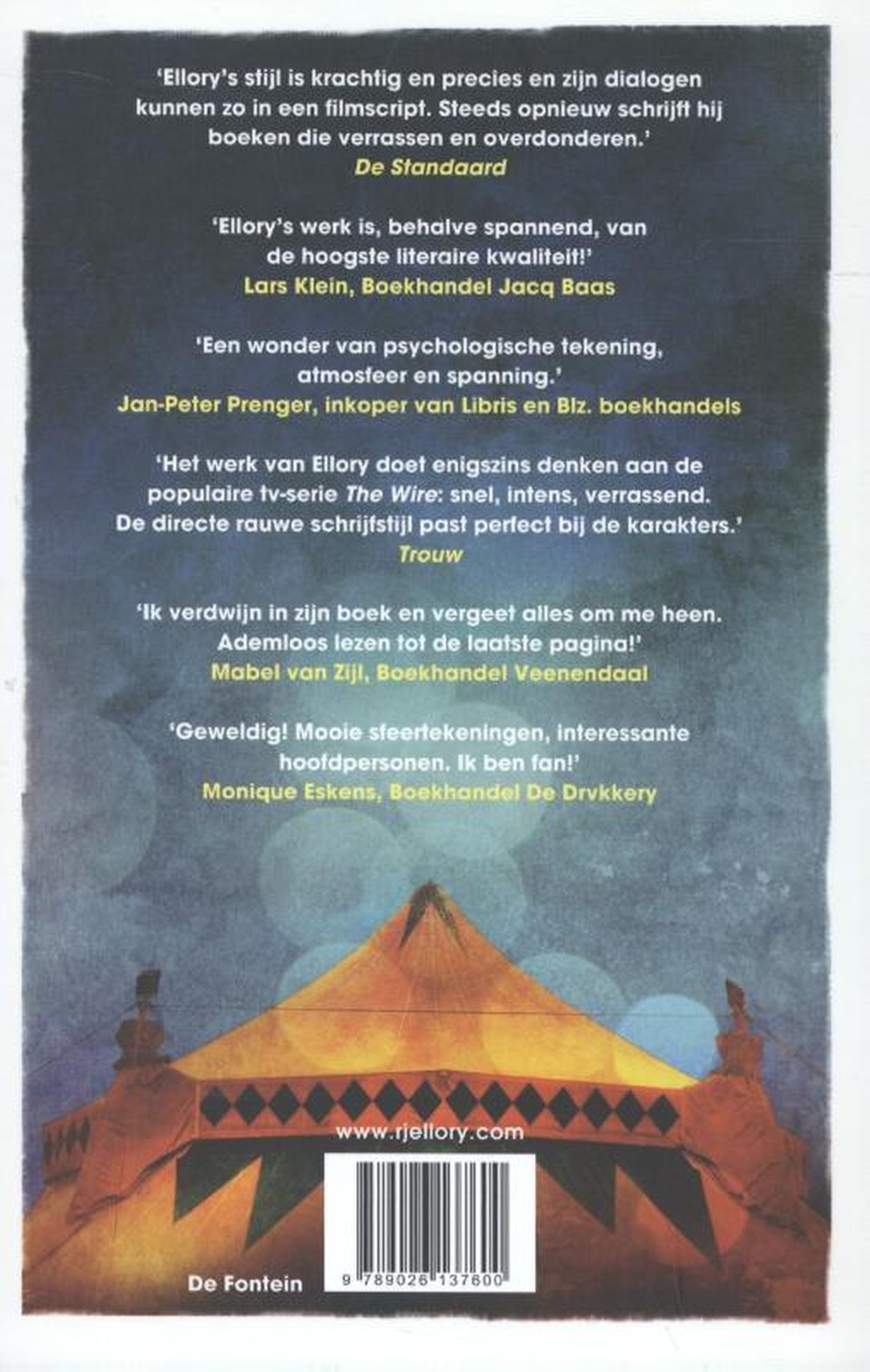 Achterkant van Een circus van schimmen