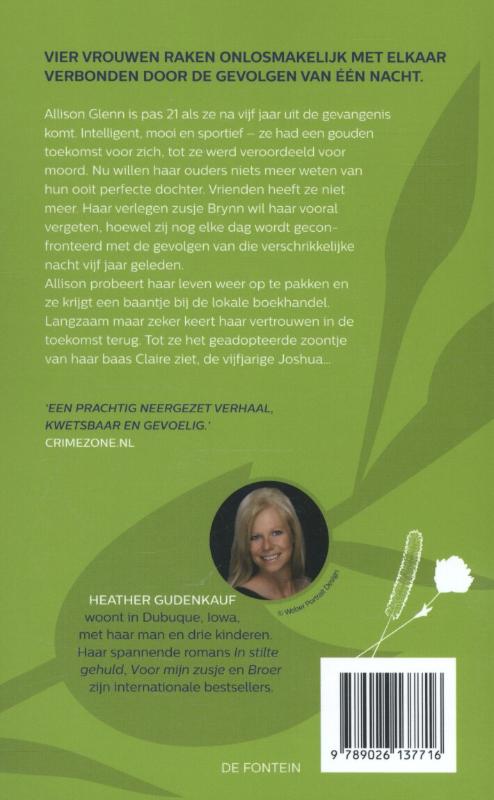 Achterkant van Voor mijn zusje