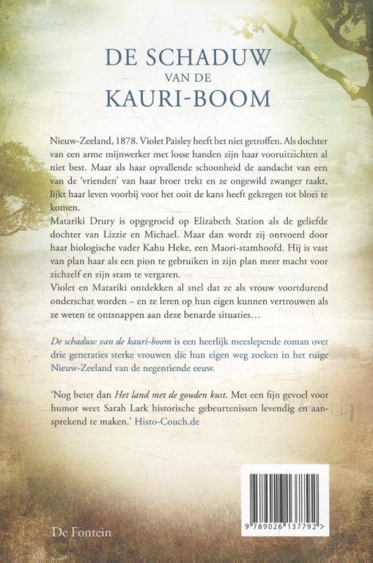 Achterkant van De schaduw van de kauri-boom