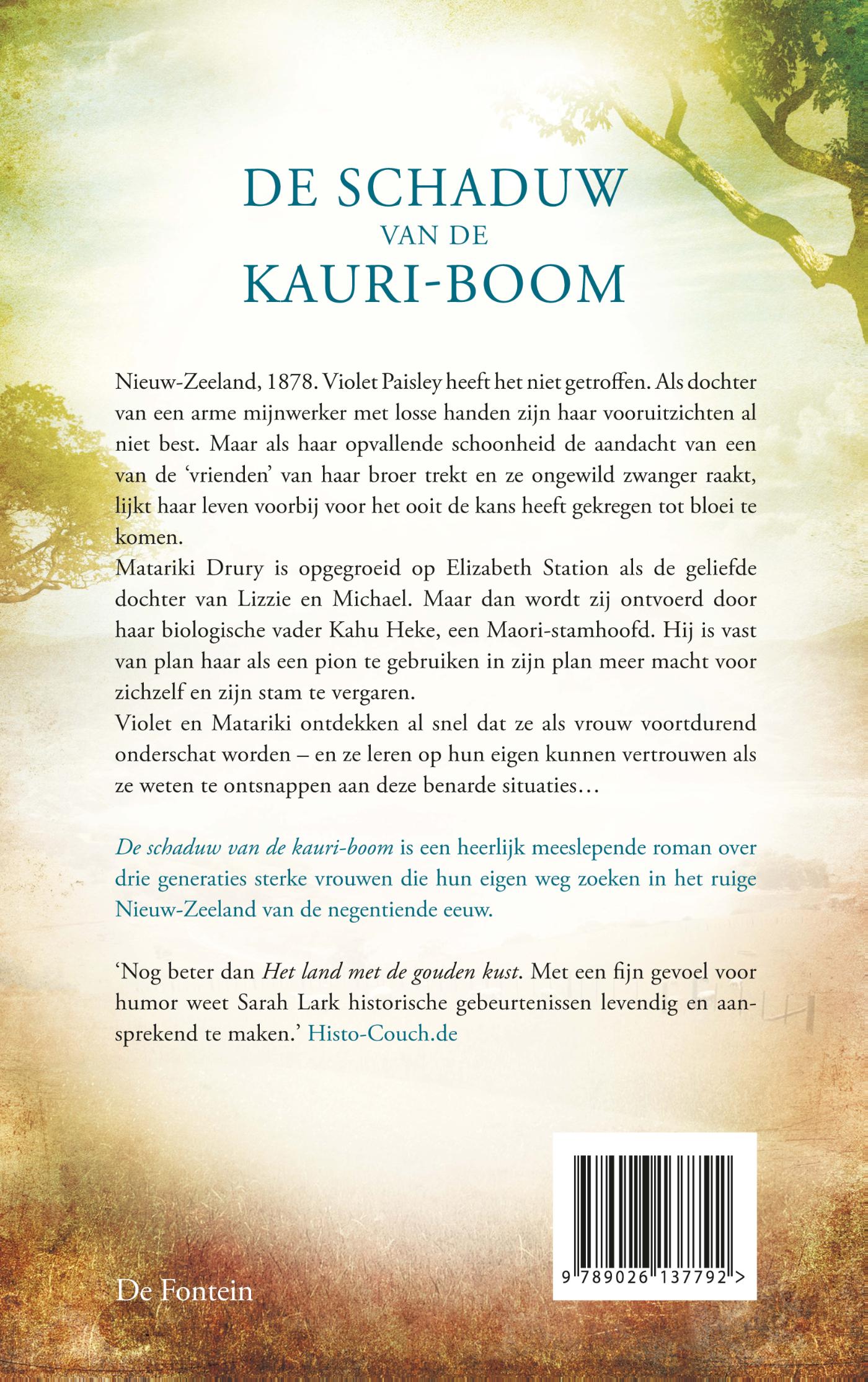 Achterkant van De schaduw van de kauri-boom