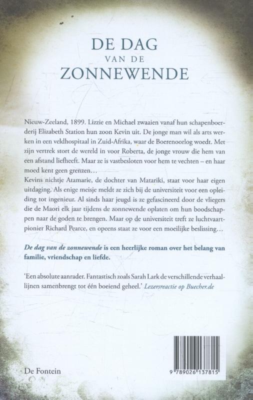 Achterkant van De dag van de zonnewende