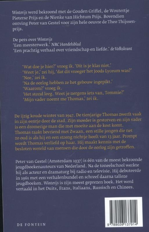 Achterkant van Winterijs