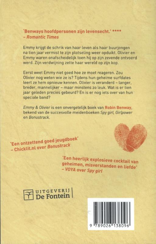 Achterkant van Emmy en Olivier