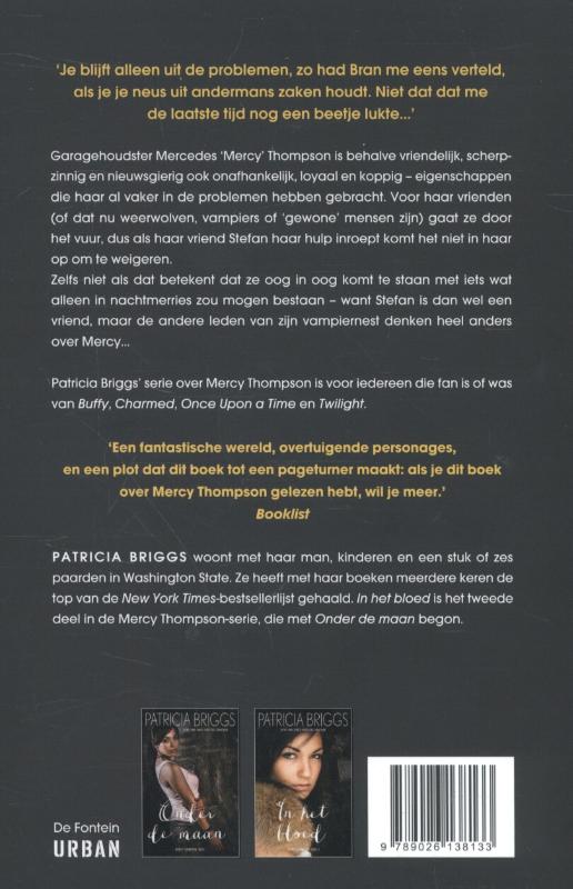 Achterkant van In het bloed