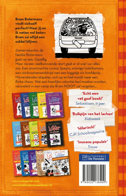 Achterkant van Flutvakantie