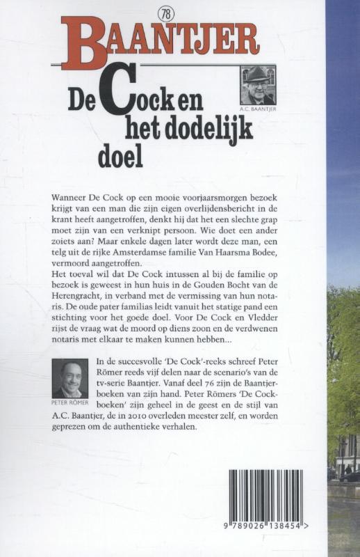 Achterkant van De Cock en het dodelijk doel