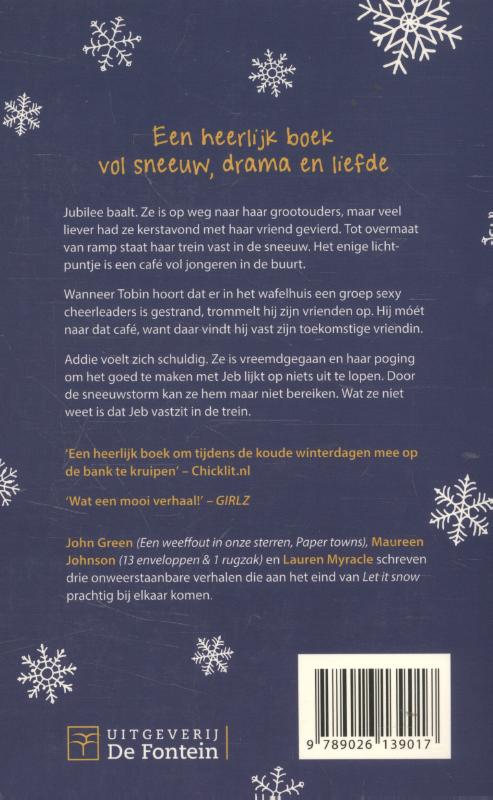 Achterkant van Let it snow