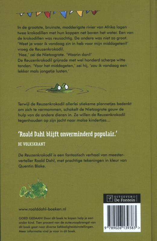 Achterkant van De reuzenkrokodil