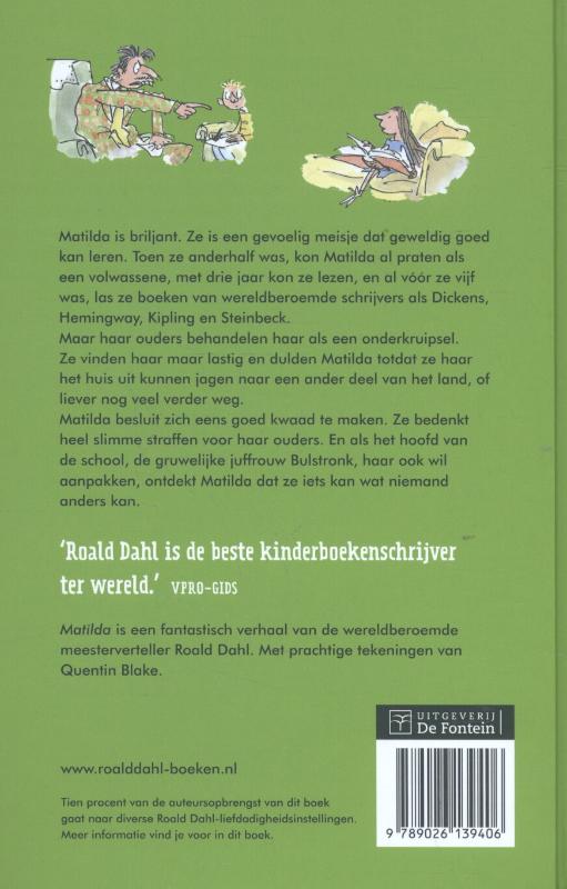 Achterkant van Matilda