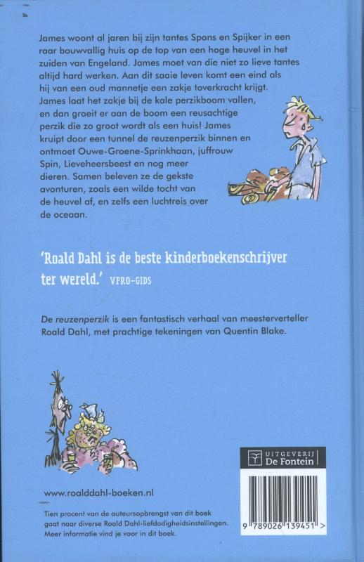 Achterkant van De reuzenperzik