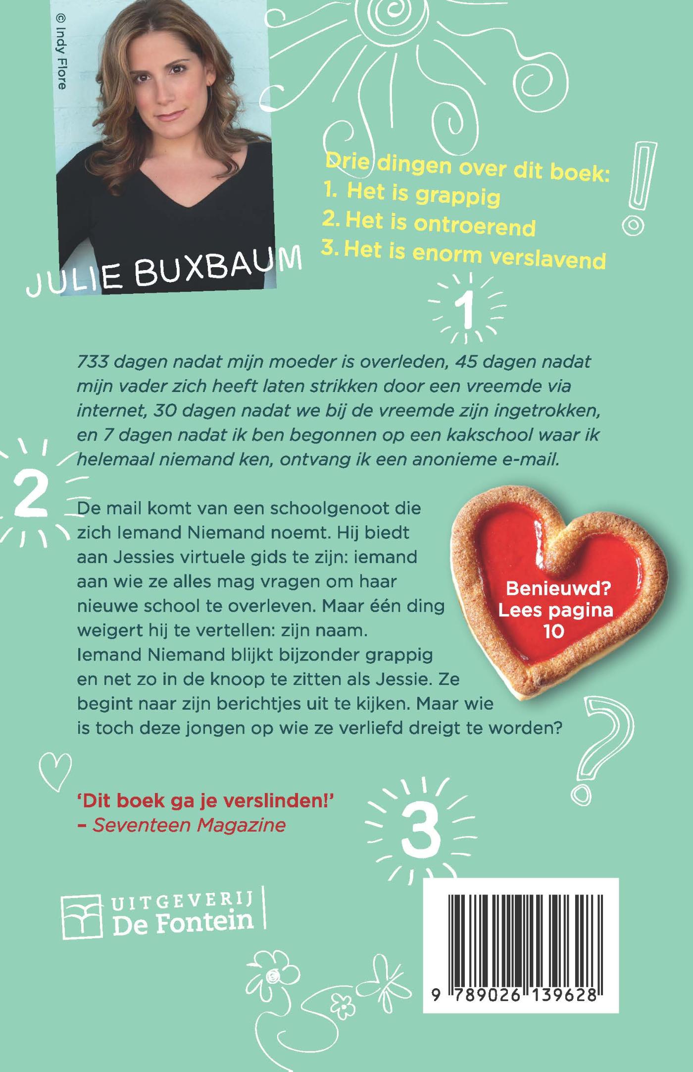 Achterkant van Vertel me drie dingen