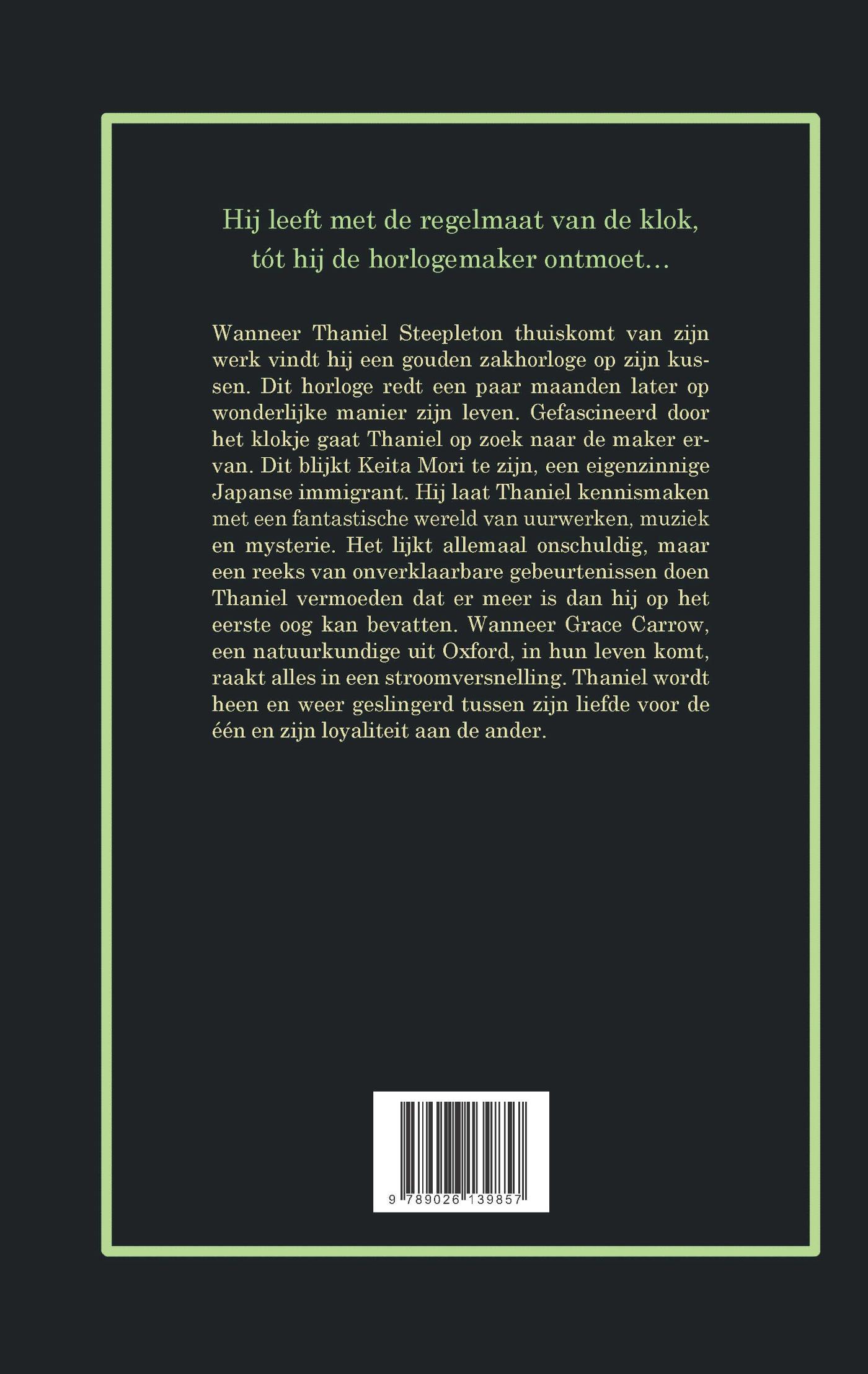 Achterkant van De horlogemaker van Londen
