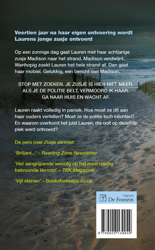 Achterkant van Zusje vermist