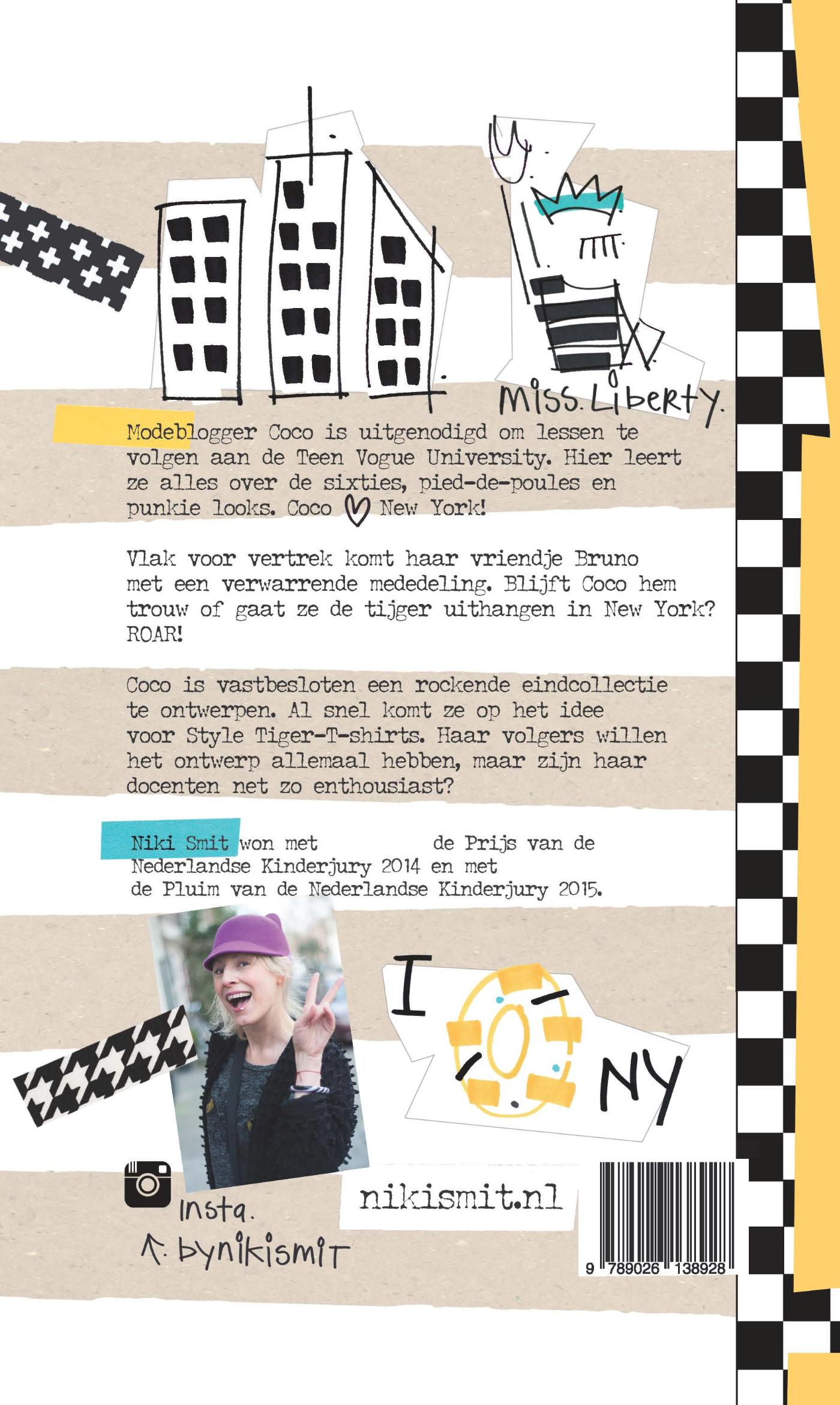 Achterkant van 100% Coco New York