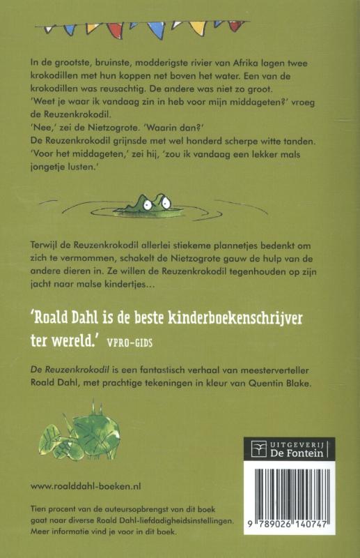 Achterkant van De reuzenkrokodil