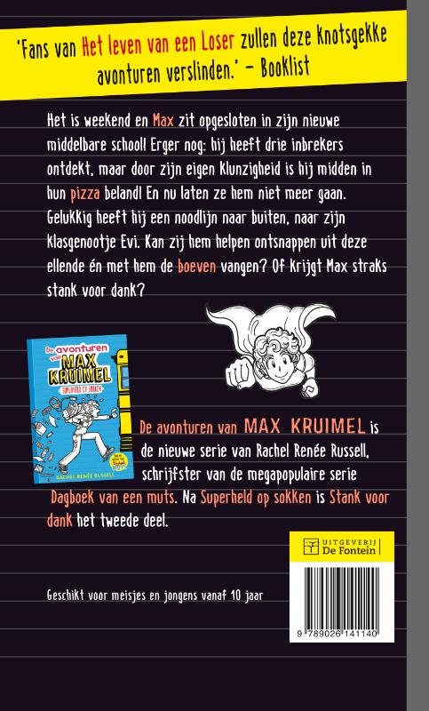 Achterkant van Stank voor dank