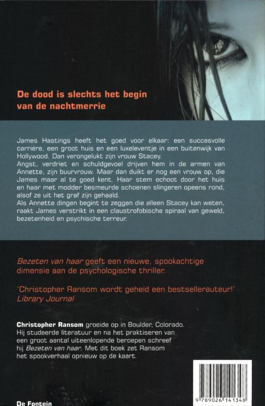 Achterkant van Bezeten van haar