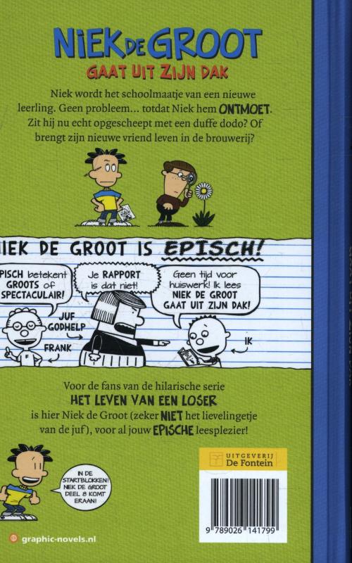 Achterkant van Niek de Groot gaat uit zijn dak