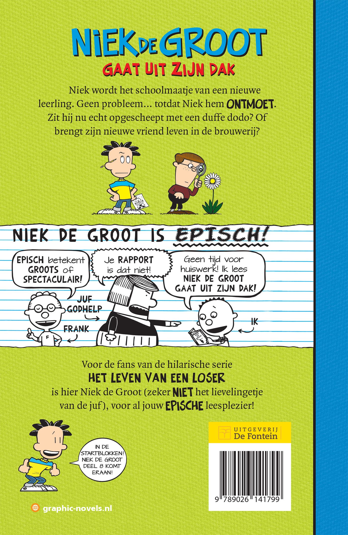 Achterkant van Niek de Groot gaat uit zijn dak