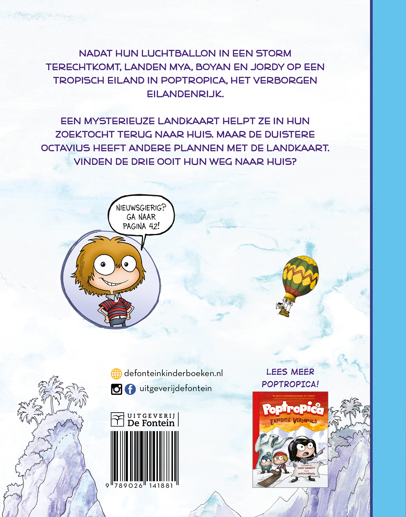 Achterkant van Het geheim van de landkaart