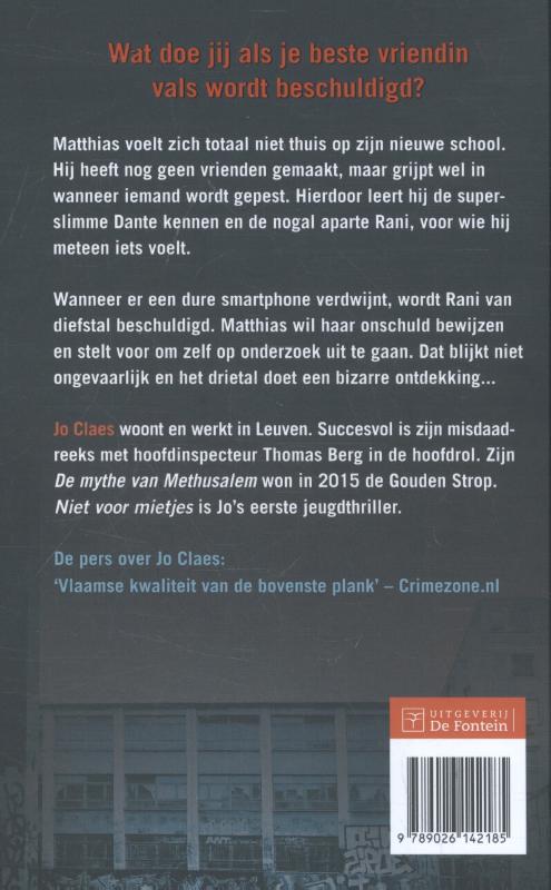 Achterkant van Niet voor mietjes