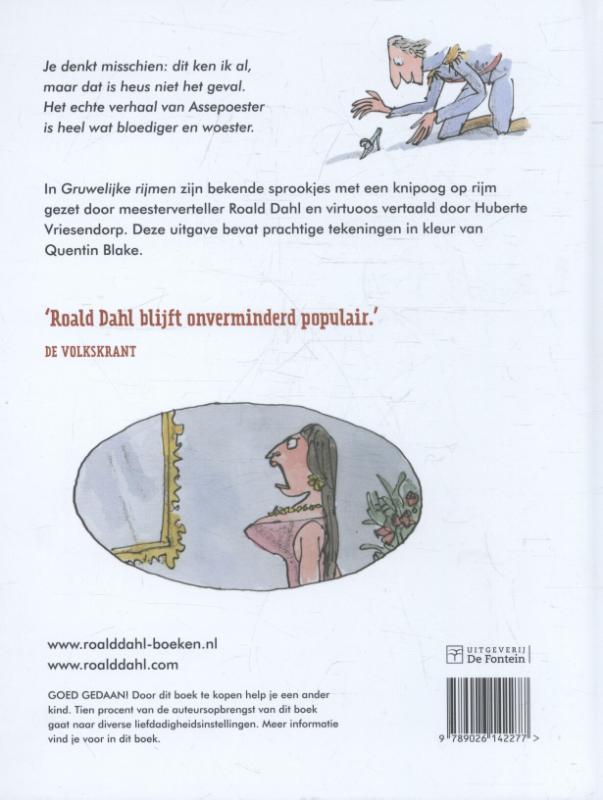 Achterkant van Gruwelijke rijmen