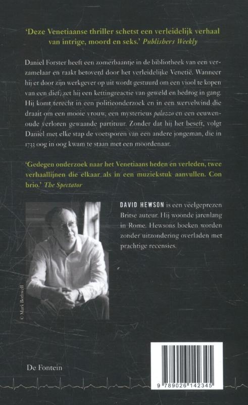 Achterkant van De schaduw van Lucifer