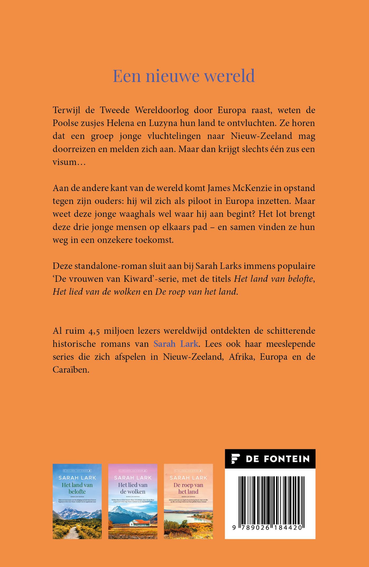 Achterkant van Een nieuwe wereld