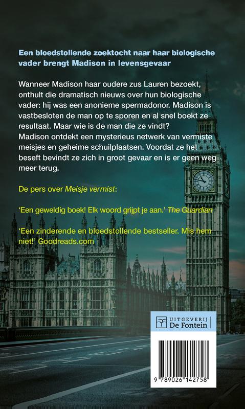 Achterkant van Meisje vermist