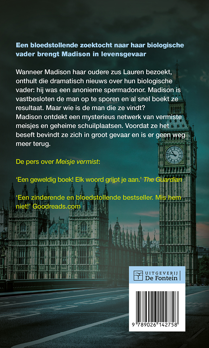 Achterkant van Meisje vermist