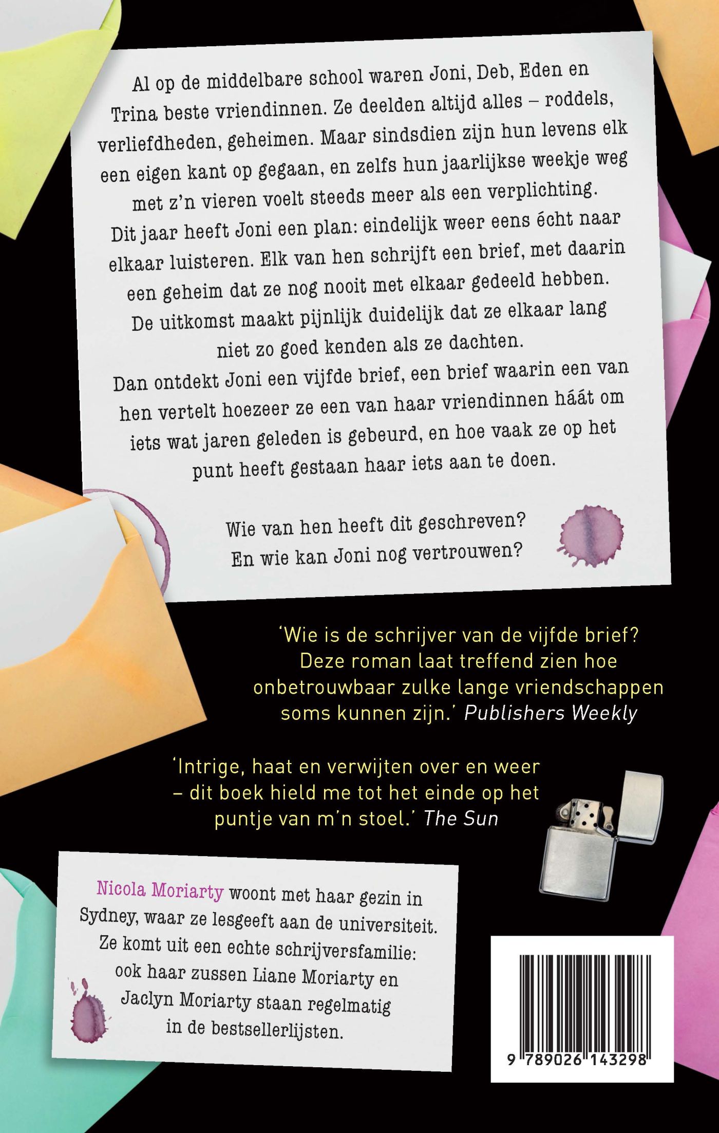 Achterkant van De vijfde brief