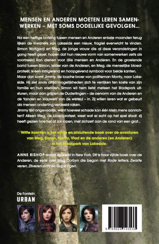 Achterkant van Witte kaarten