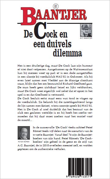 Achterkant van De Cock en een duivels dilemma