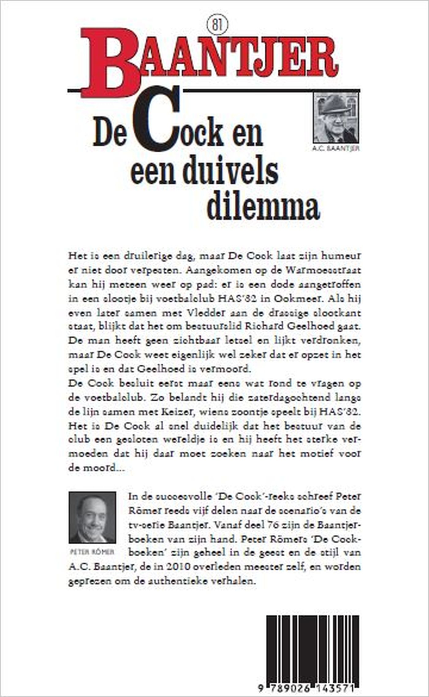 Achterkant van De Cock en een duivels dilemma
