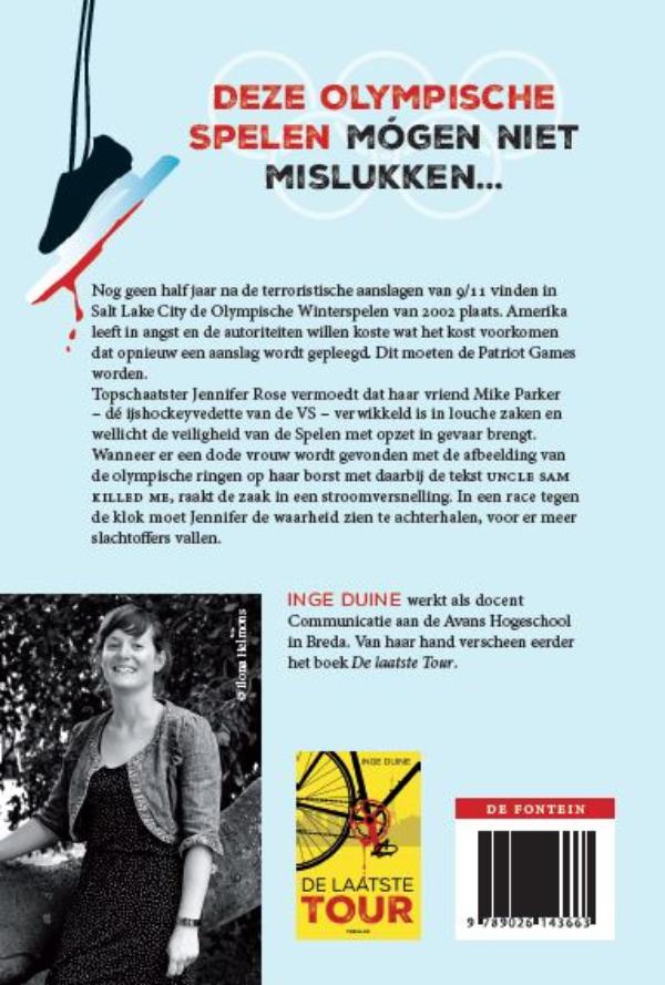 Achterkant van Op glad ijs