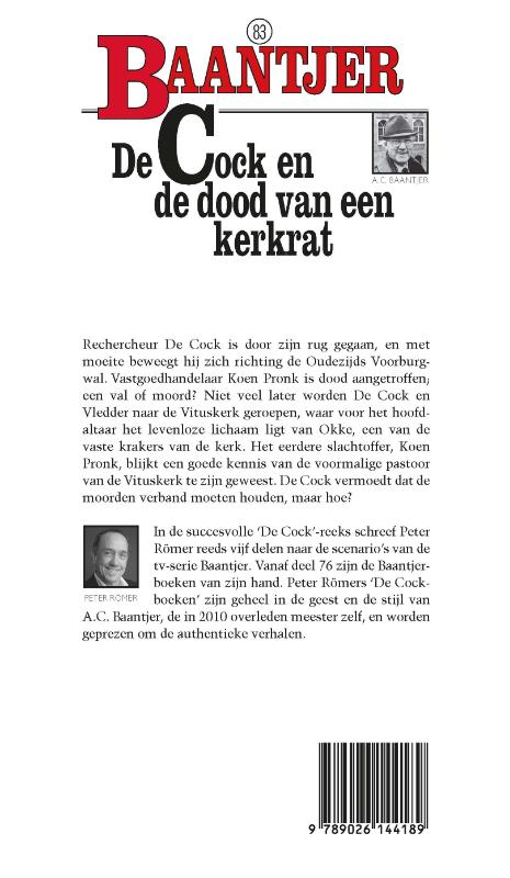 Achterkant van De Cock en de dood van een kerkrat